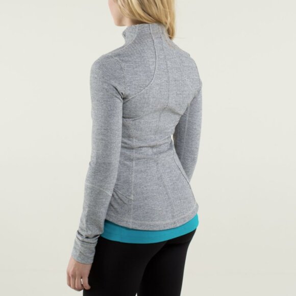 Lululemon | Forme Jacket II Zip Up Define Textured Heathered Herringbone Size 6 - Picture 14 of 14